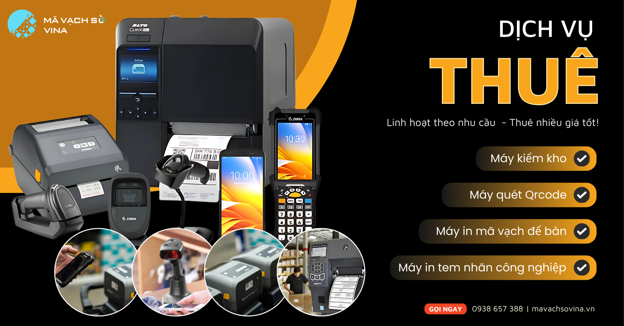 thuê máy in tem nhãn mã vạch