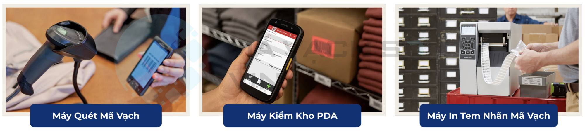 cung cấp máy kiểm kho, máy in tem nhãn, máy quét mã vạch