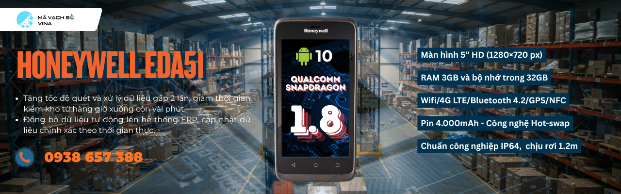 Máy kiểm kho Honeywell EDA51