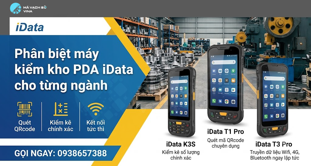 máy kiểm kho PDA iData