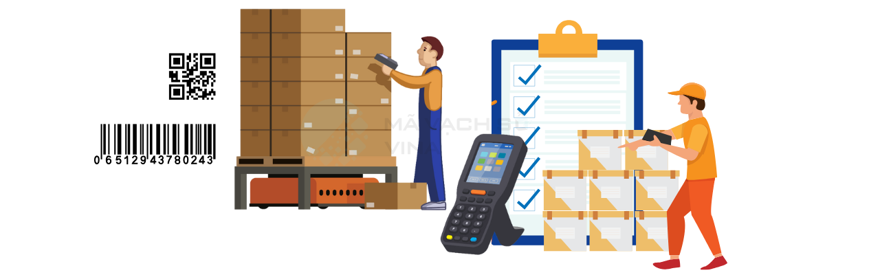 thuê máy quét mã vạch 2D/1D kiểm kho