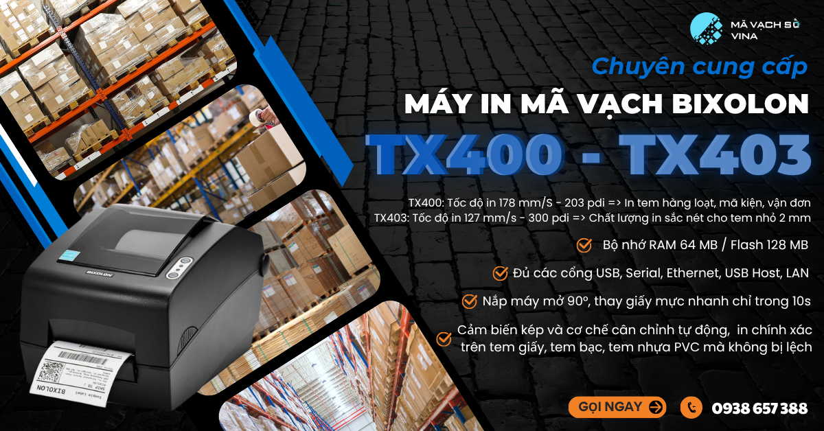 máy in tem nhãn mã vạch bixolon