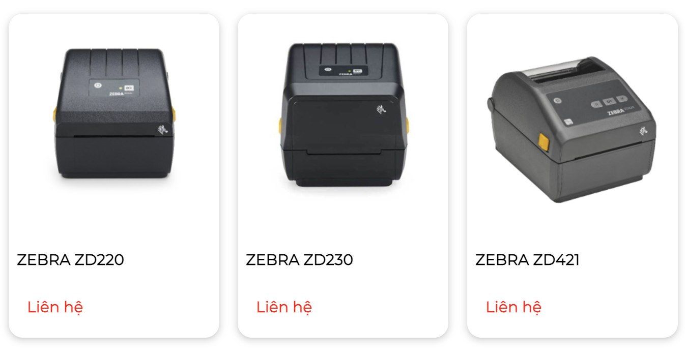máy in tem nhãn mã vạch Zebra