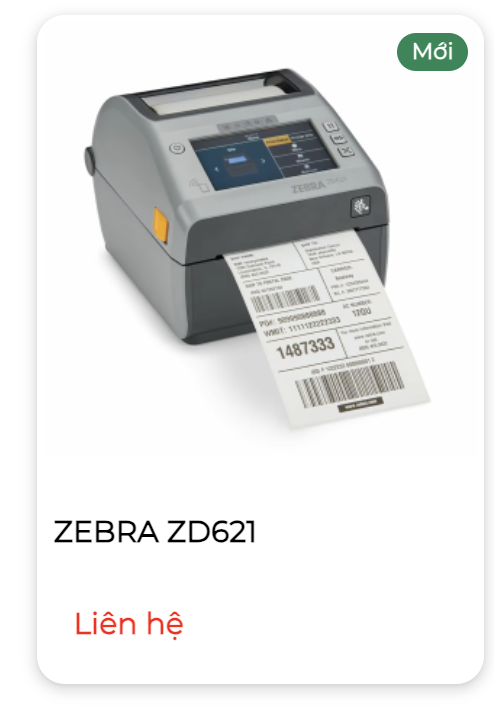 Máy in mã vạch Zebra