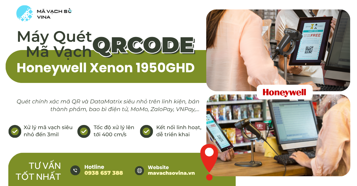 Máy quét mã vạch qrcode