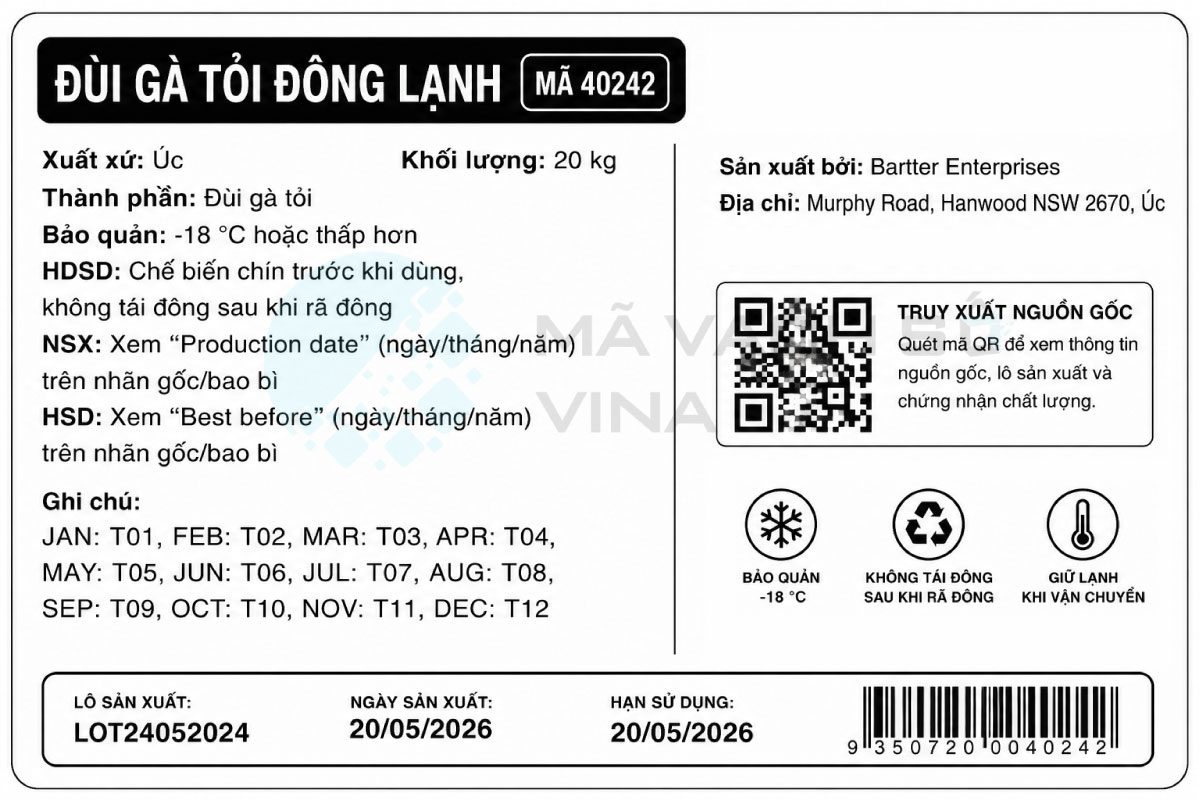 tem kho lạnh