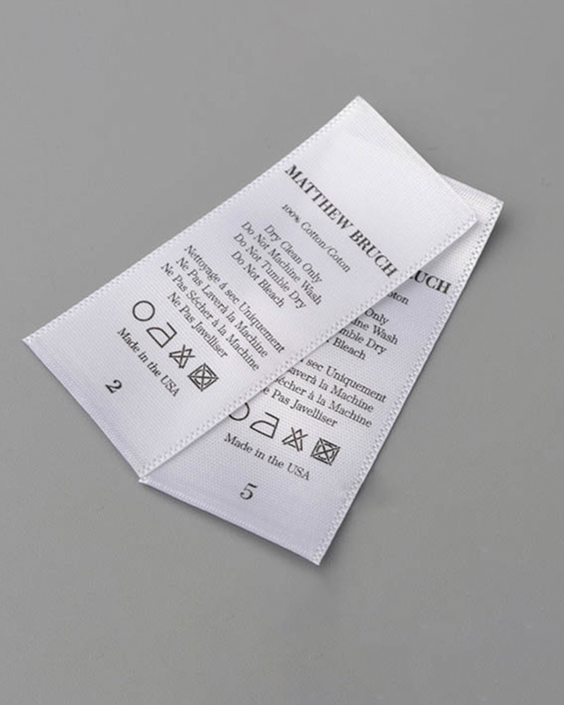 Tem vải polyester