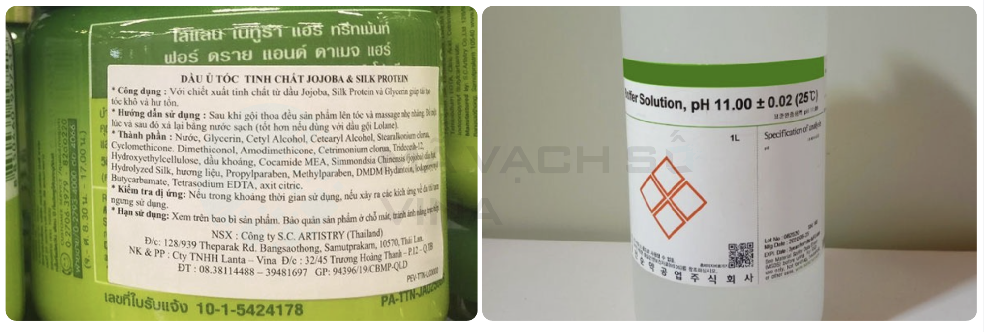 Tem nhãn phụ cho Hóa chất công nghiệp