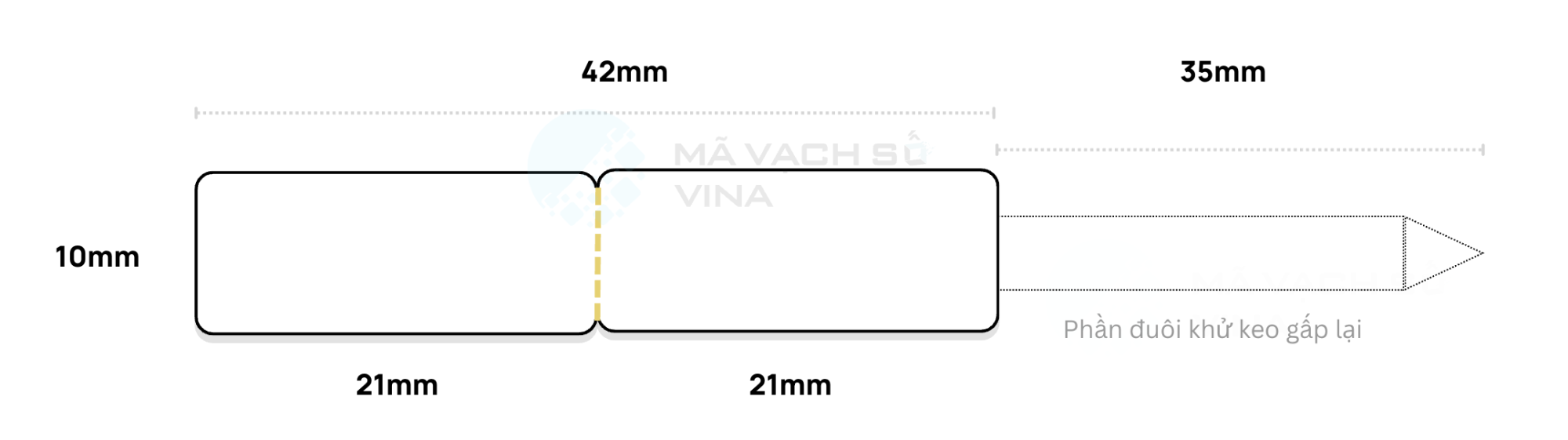 TEM NHÃN KHỬ ĐUÔI KEO CHO TRANG SỨC, VÀNG BẠC, ĐÁ QUÝ