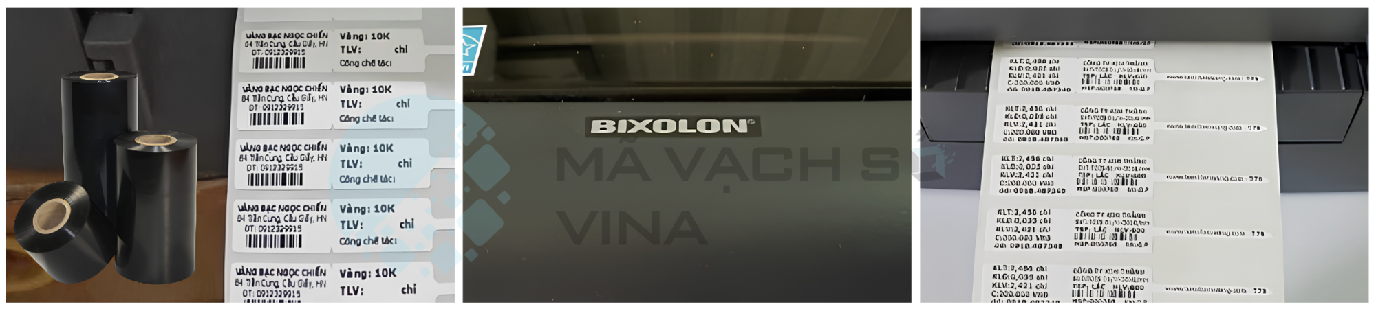 MÁY IN TEM NHÃN MÃ VẠCH BIXOLON TX403 - IN TEM VÀNG, TEM TRANG SỨC CHUYÊN NGHIỆP