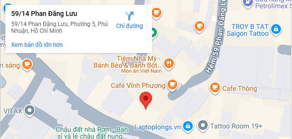Bản đồ tới công ty