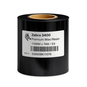 WAX RESIN ZEBRA 3400