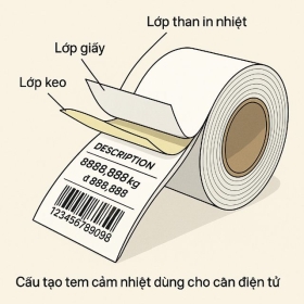 HƯỚNG DẪN CHỌN DECAL, GIẤY TEM VÀ MỰC IN MÃ VẠCH PHÙ HỢP