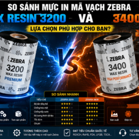 SO SÁNH MỰC IN MÃ VẠCH WAX RESIN ZEBRA 3200 VÀ ZEBRA 3400 LỰA CHỌN PHÙ HỢP CHO DOANH NGHIỆP CỦA BẠN?